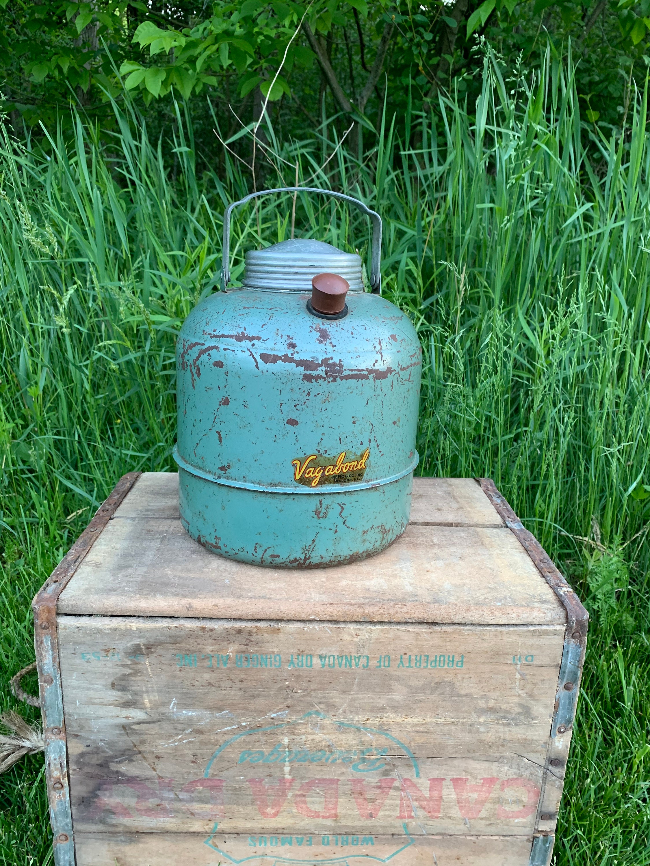 Vintage 1 Gallon Thermos - Vagabond By Thermos - Travel/Camping