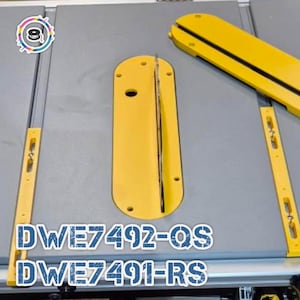 DeWalt DWE7492-QS & DWE7491-RS Table Saw / Saw Table Zero Clearance Insert Plate | For precise cutting