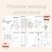 Printable Kids Wedding Activity Book - Etsy