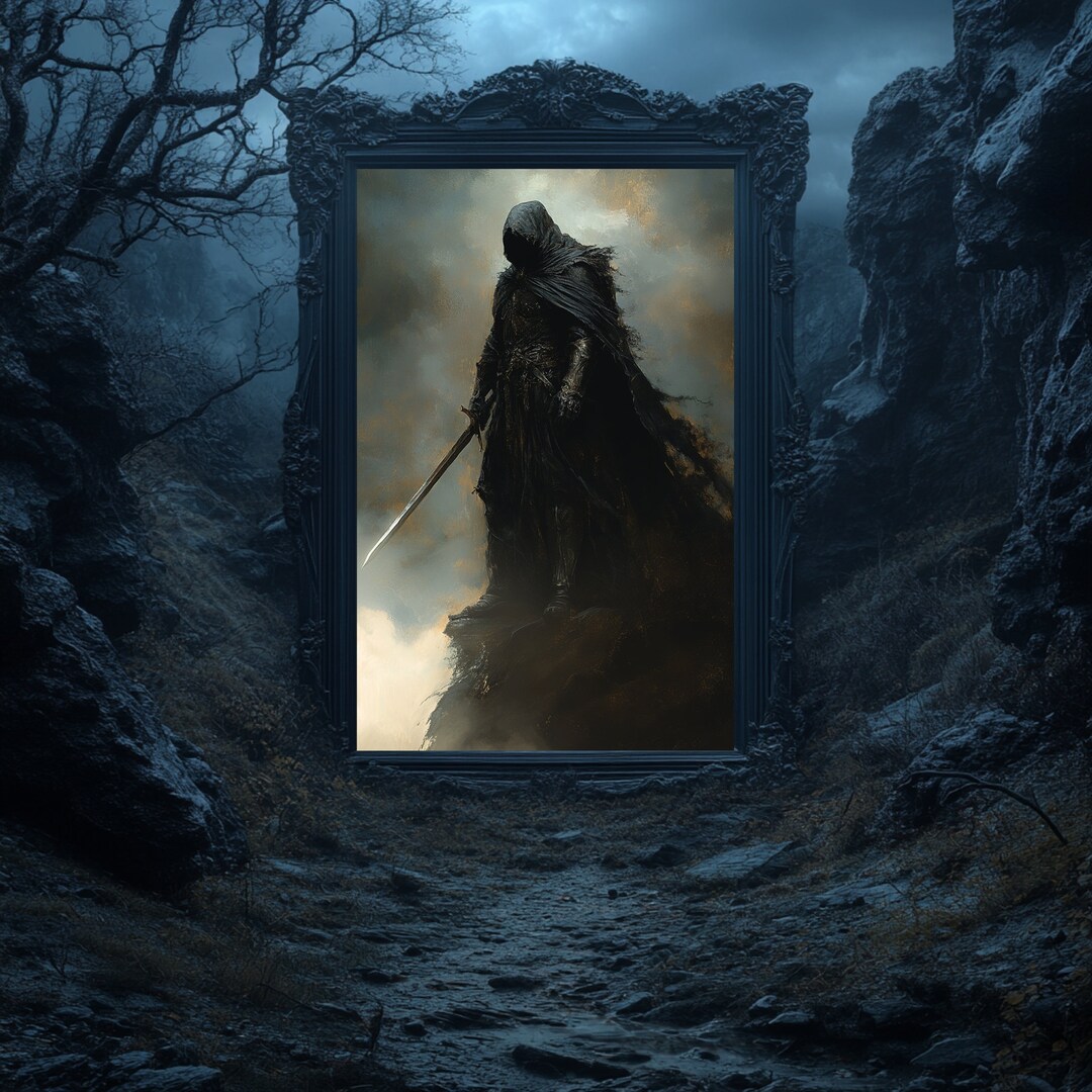 Wraith Warrior Art Digital Download | Dark Fantasy Artwork | High ...