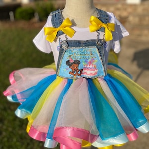 Gracie Overall Tutu Set