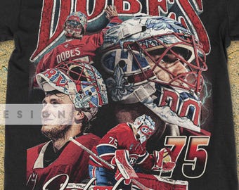 Jakub Dobes T-Shirt  Retro Hockey Design Shirt: Vintage Dobeš t-shirt 90s Style AU105