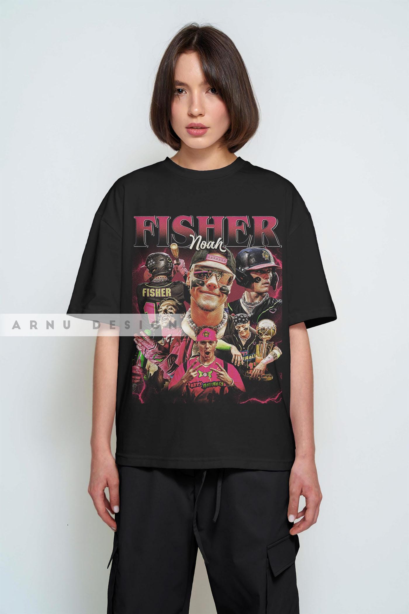 Noah Fisher Shirt: 90s Vintage Sport Baseball Style AU76 - Etsy