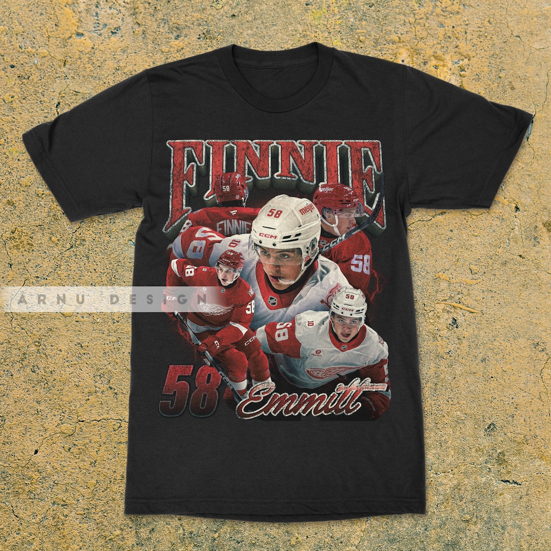 Custom Emmitt Finnie Hockey Shirt: Retro 90s Vintage Design AU82 - Etsy