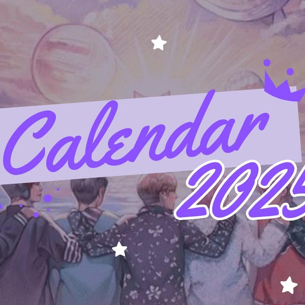 Bts 2025 Calendar - Etsy