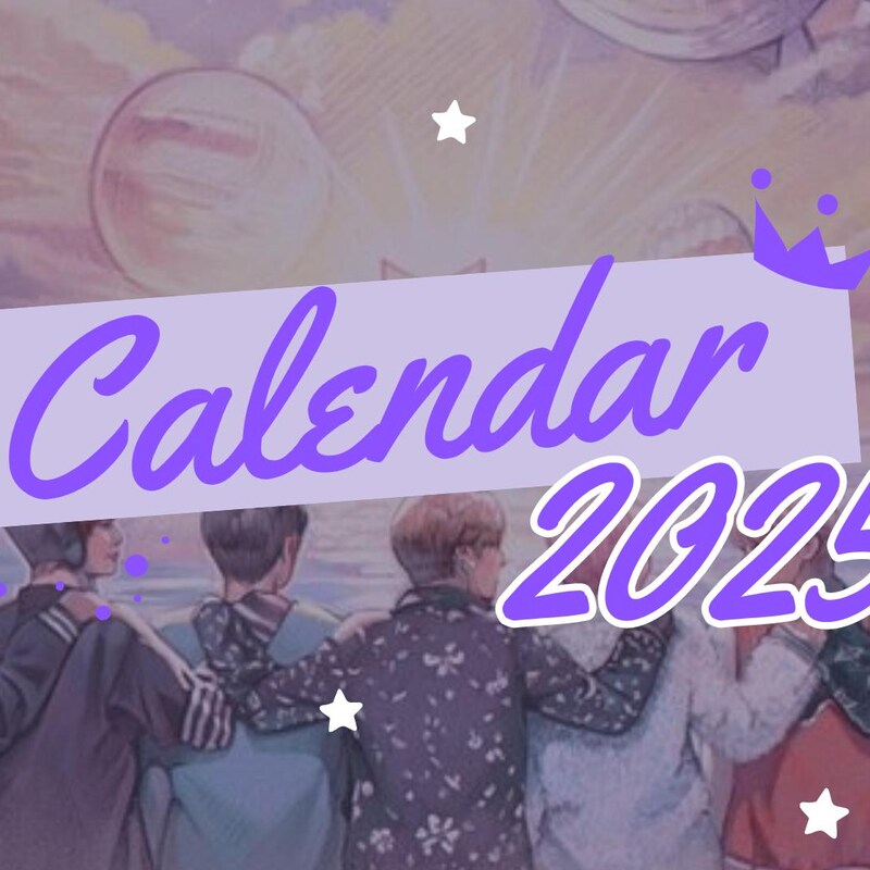 2025 Bts Calendar Etsy
