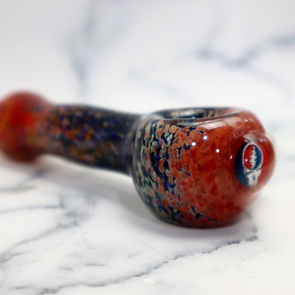 Grateful dead stealie frit pipe