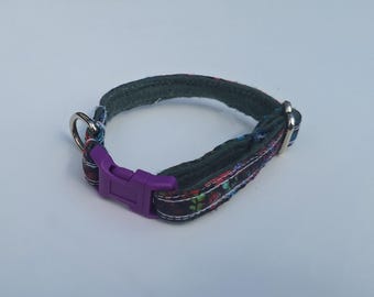 watercolor small dog/cat collar