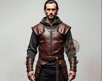 傭兵アーマー - レザーアーマー ライトセット - Etsy 日本