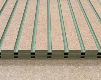 Slatted MDF Wall Panels | DIY Decorative Accent Wall