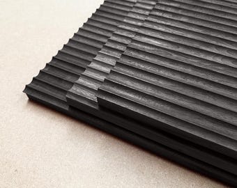 定価33万円　Fluting Wallboard Midnight Blue Fluted Slat Wall Panel - Volga Panels™