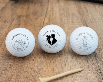 Personalisiertes Hochzeits Golfball Geschenk / Trauzeuge Geschenk / Trauzeuge Geschenk / Hochzeits Geschenk / Hochzeits Geschenk für Mann / Vatertags Geschenk / Freund Geschenk für Ihn