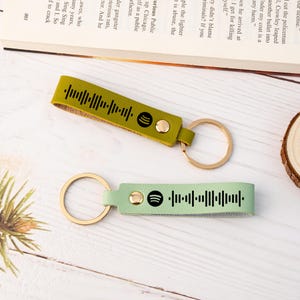 Custom Spotify Code Keychain,scannable Music Code Keyring,birthday Gift ...