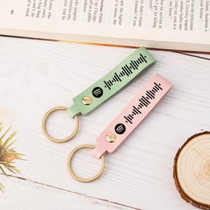 Custom Spotify Code Keychain,scannable Music Code Keyring,birthday Gift ...
