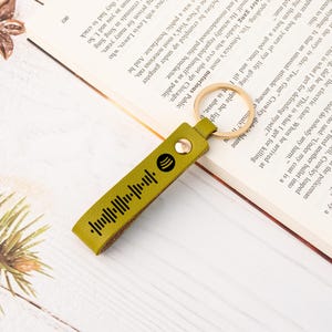 Custom Spotify Code Keychain,scannable Music Code Keyring,birthday Gift ...
