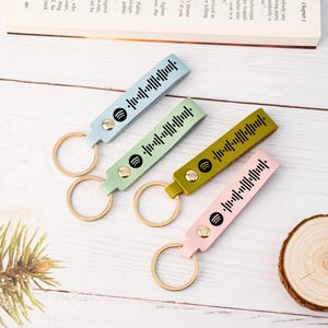 Custom Spotify Code Keychain,scannable Music Code Keyring,birthday Gift ...