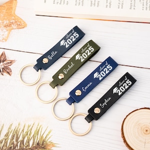 Custom Graduation Keychain, Graduation Gifts, Keychain for Students, Class of 2025,End of Year Gifts,Leaving School Gifts,College Grad Gifts