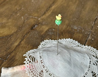 Tiny Ducky on a Ball Pin