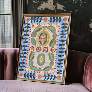 SURROUNDED | Tapestry Decor Art, House Lover Gifts, Boho Bedroom Decor, Boho Wall Art, Colorful Art, Abstract Art, Art Lover Gift