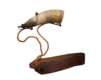 Handmade Powder Horn