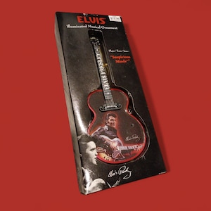 Elvis Illuminated Musical Ornament