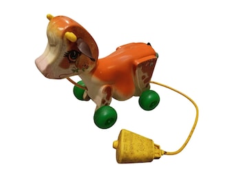 Fisher Price Molly Moo Cow Pull Toy