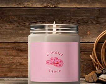 Cowgirl Candle Funny Western Gift | Fall Scented Soy Candle | Rustic Home Decor