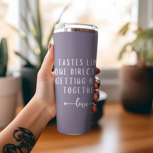 Louis Tomlinson One Direction Getting Back Together Tumbler Insulated Travel Mug To Go Hot and Cold Beverages Perfect for Harry Styles Gifts