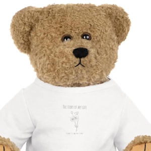 The Story of My Life Squeeze Tight Plush Toy Perfect for Cozy Nights and One Direction Inspired Fun Gift for Friends and Collectors Bear