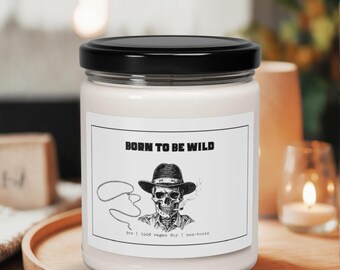 Born To Be Wild Candle | Western Cowboy Home Decor, Soy Wax