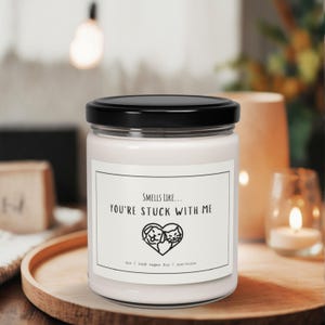 Vela con aroma a perro y gato que huele como si estuvieras atrapado conmigo, regalo perfecto para amantes de las mascotas, mejores amigos, decoración acogedora para el hogar, idea única de vela perfumada