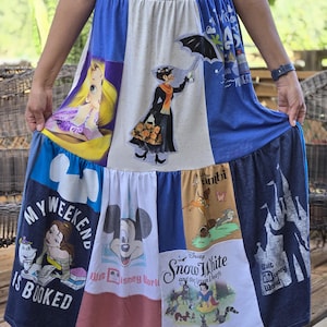 Custom Order: Skirt made out of your T-shirts - Memories to Wear