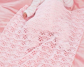 Crochet Baby Blanket Pattern: 4 Designs, Shawl, 4ply (PDF Pattern)
