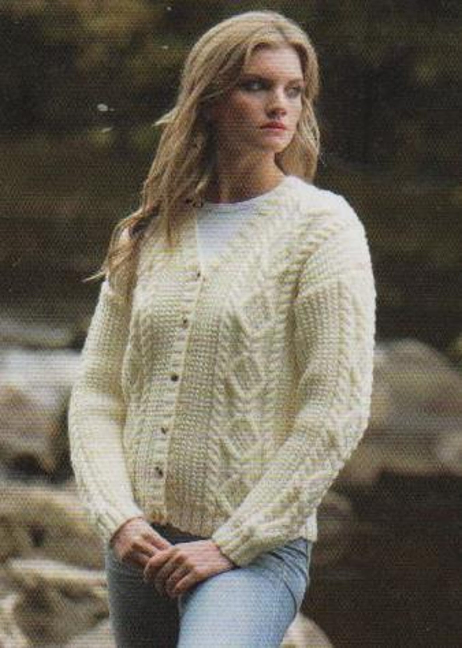 Aran Cardigan & Sweater Knitting Pattern (PDF Download) - Etsy