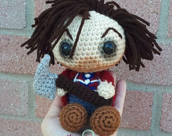 Tiny Jack Torrence Amigurumi Crochet Doll Stephen King The Shining Horror Movie