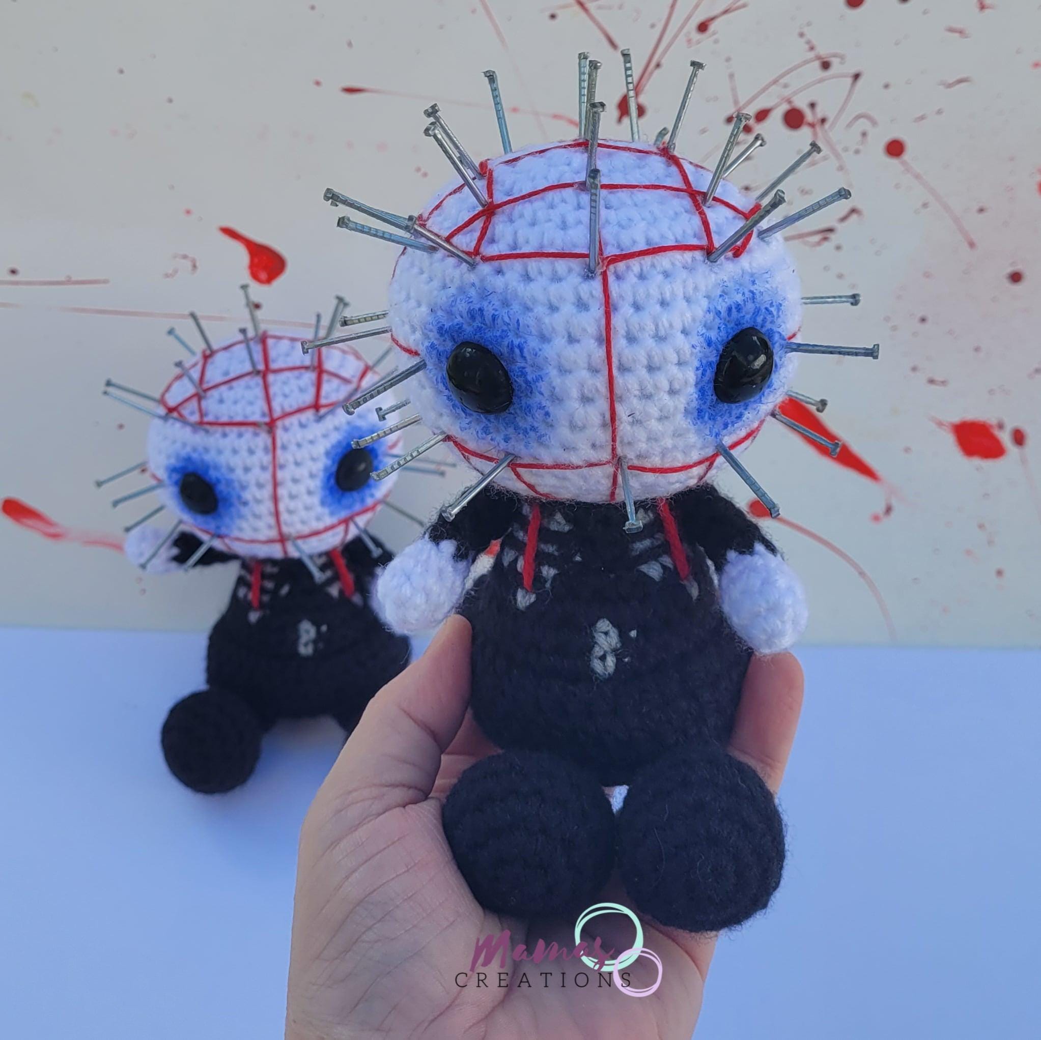 Tiny Slashers Pinhead Amigurumi Crochet PDF Pattern Hellraiser ...