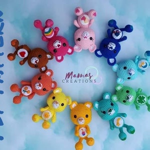 Tiny Bear Care Bear Amigurumi Pattern PDF