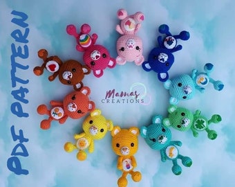 Tiny Bear Care Bear Amigurumi Pattern PDF