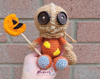 Tiny Sam Amigurumi Crochet Doll Trick R Treat Horror Movie