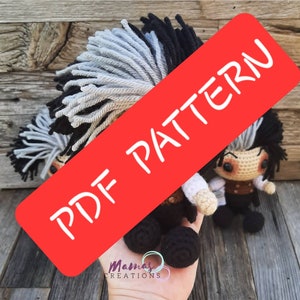 Tiny Slasher Sweeney Todd pdf amigurumi-haakpatroon Mamascreationscrochet