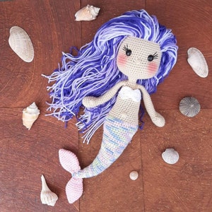 Mama Mermaid Amigurumi Crochet PDF Pattern