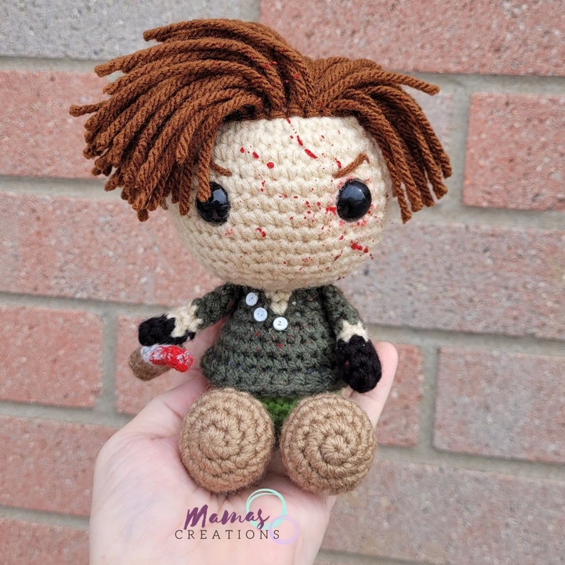 Tiny Slashers V Amigurumi PDF Crochet Doll Pattern Horror Movie Characters zdjęcie 4