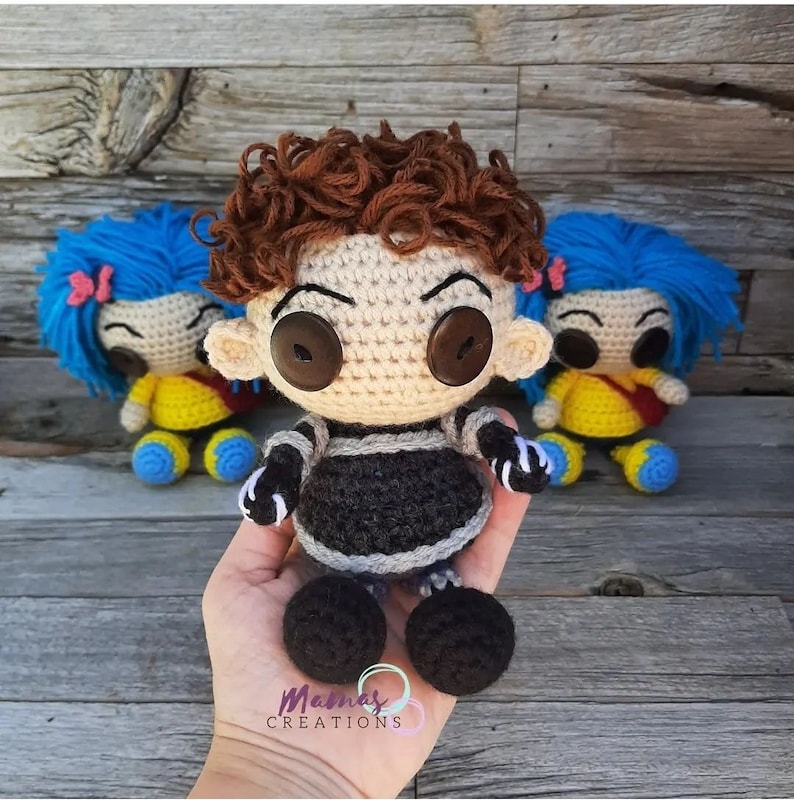 Tiny Slashers V Amigurumi PDF Crochet Doll Pattern Horror Movie Characters zdjęcie 3