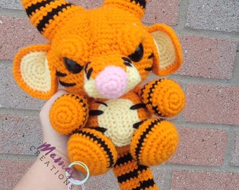 Tigger Baphomet Amigurumi Crochet Doll Winnie The Pooh Horror