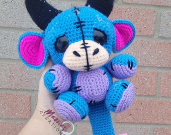 Bourriquet Baphomet Amigurumi Poupée au crochet Winnie l'ourson, horreur