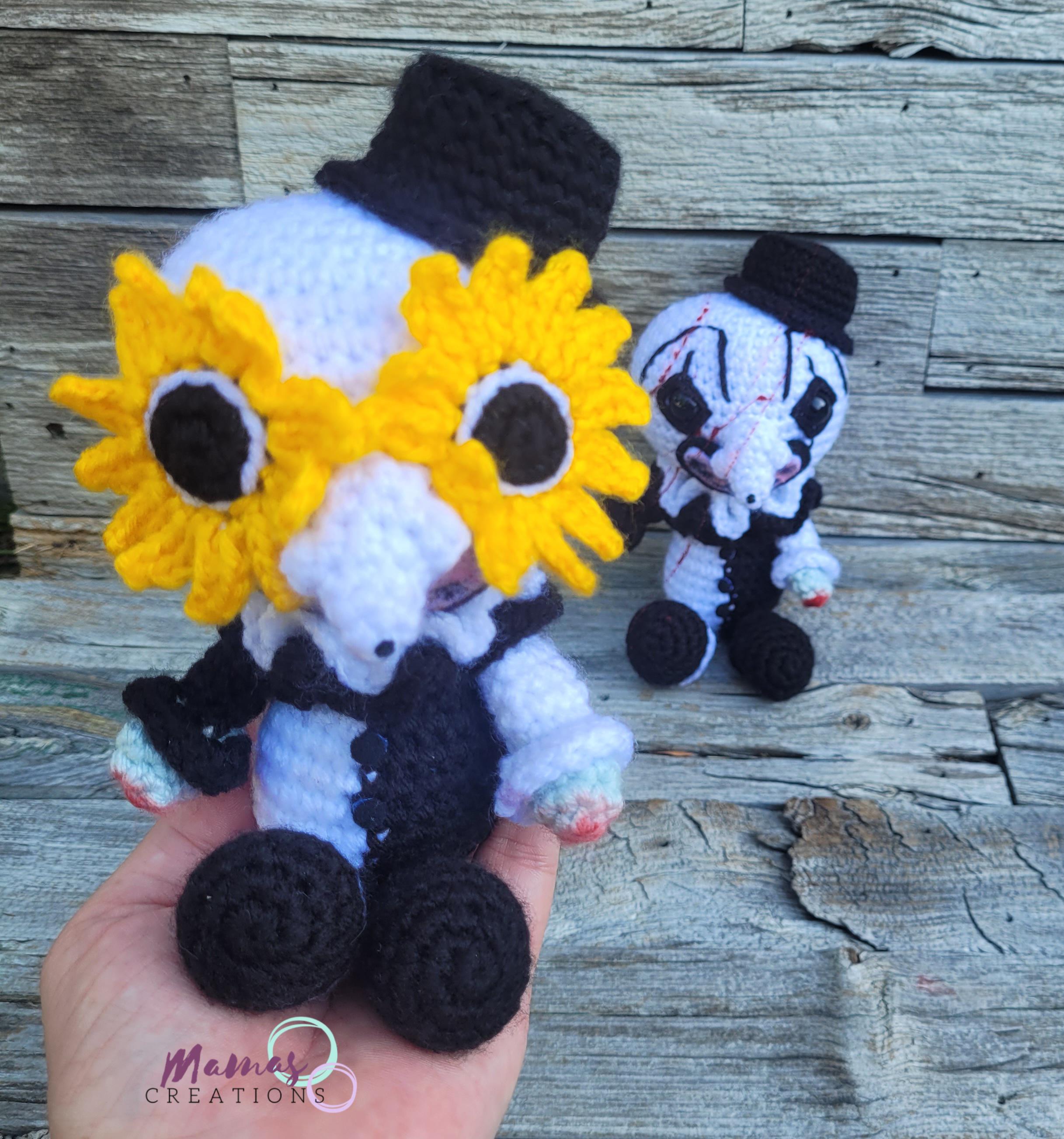 Tiny Slasher Horror Clown PDF Crochet Amigurumi Pattern Art the Clown ...