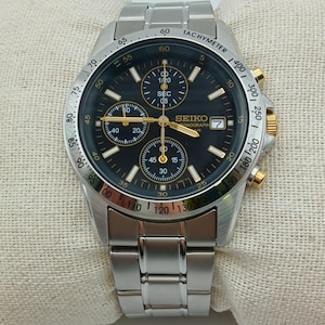Seiko chronograph man watch