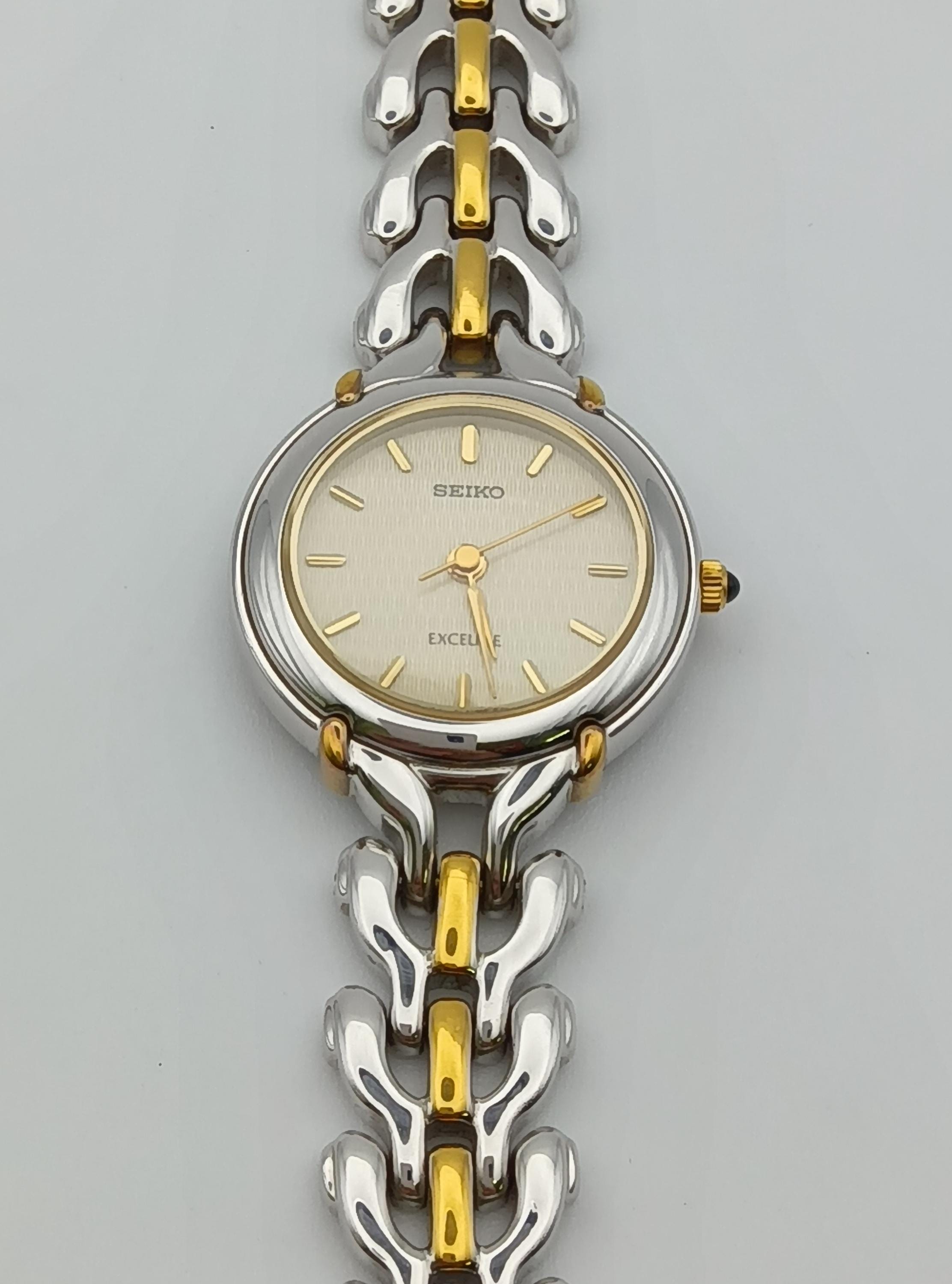 『◆WH-13756◆』SEIKO(セイコー)☆EXCELINE ゴールドローマ Seiko Exceline Women's Watch - Etsy