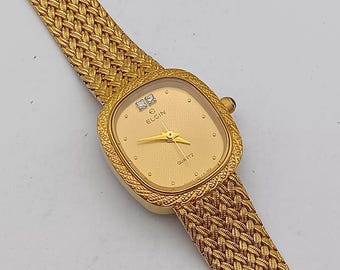 Montre femme vintage Elgin Quartz