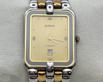 Vintage Rado Balboa V Great Automatic Date Function Gold Dial 36mm